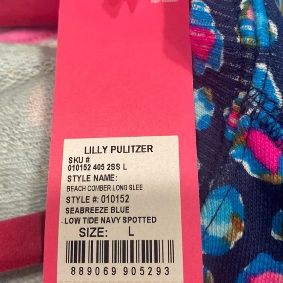 NWT Lilly Pulitzer Beach Comber Long Sleeve Dress with pockets - Picture 5 of 16